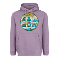 Lavender Winter Gnomies Ornament Heavyweight Hoodie - BundleAndBundleShop