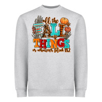 Heather Grey all the fall thıngs or whatever Heavyweight Sweatshirt - AdoDesignShop