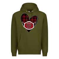 Army Green Can't mask my love for you Premium Hoodie - Bettercallsaul