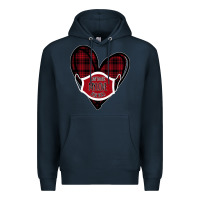 Navy Can't mask my love for you Premium Hoodie - Bettercallsaul