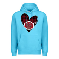 Ocean Blue Can't mask my love for you Premium Hoodie - Bettercallsaul