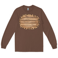 Chestnut wood and leopard background 3200x2400 Long Sleeve Tee - AdoDesignShop