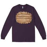 Plum wood and leopard background 3200x2400 Long Sleeve Tee - AdoDesignShop