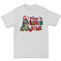 Dove Grey i believe in santa paws Premium Tee - Zillion Design Studio
