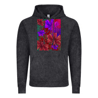 Vintage Black floral pattern Vintage Hoodie - JahusDesignShop