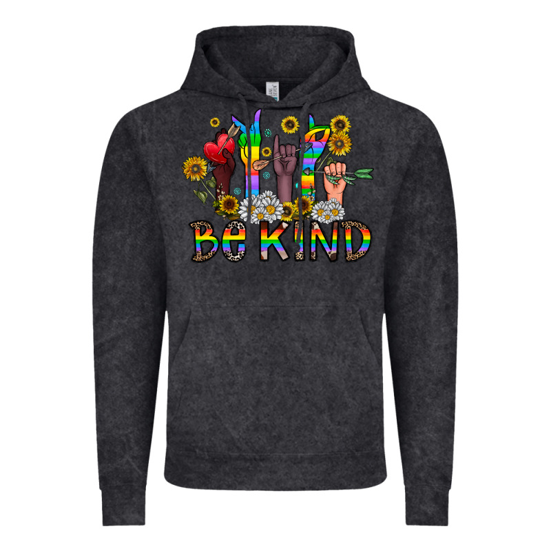 Be Kind Vintage Hoodie by CowhideDigitalArt | Teevron