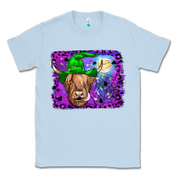 Dusty Blue highland cow halloween Classic Tee - JahusDesignShop