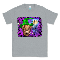 Heather Grey highland cow halloween Classic Tee - JahusDesignShop