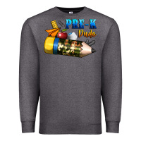 Charcoal Heather pre k dude Premium Sweatshirt - BundleAndBundleShop