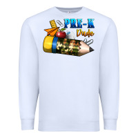 White pre k dude Premium Sweatshirt - BundleAndBundleShop