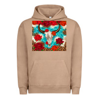 Pigment Burro bull skull rose Urban Hoodie - TumblerDesignByShophia
