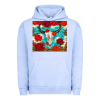 Pigment Grape Ice bull skull rose Urban Hoodie - TumblerDesignByShophia