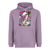 Lavender Pink Christmas Breast Cancer Ribbon Volleyball Heavyweight Hoodie - BundleAndBundleShop