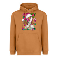 Meerkat Pink Christmas Breast Cancer Ribbon Volleyball Heavyweight Hoodie - BundleAndBundleShop