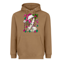 Toasted Coconut Pink Christmas Breast Cancer Ribbon Volleyball Heavyweight Hoodie - BundleAndBundleShop