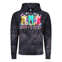 Cloud Black happy easter tooth Vintage Hoodie - RacoonDesign