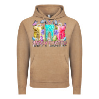 Vintage Coffee happy easter tooth Vintage Hoodie - RacoonDesign
