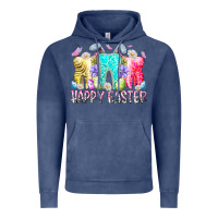 Vintage Denim happy easter tooth Vintage Hoodie - RacoonDesign