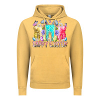 Vintage Mustard happy easter tooth Vintage Hoodie - RacoonDesign