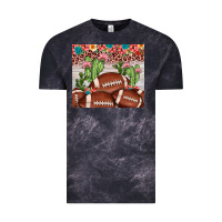 Cloud Black football leopard cactus Vintage Tee - JahusDesignShop