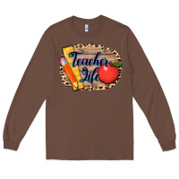 Chestnut teacher life background 3200x2400 Long Sleeve Tee - AdoDesignShop
