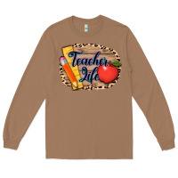 Teacher Life Background 3200x2400 Long Sleeve Tee | Teevron