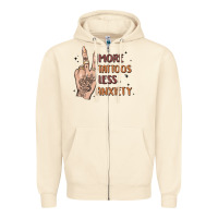 Sandshell more tattoos less anxiety Zipper Hoodie - MaliasSmallBusiness