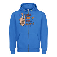 True Royal more tattoos less anxiety Zipper Hoodie - MaliasSmallBusiness