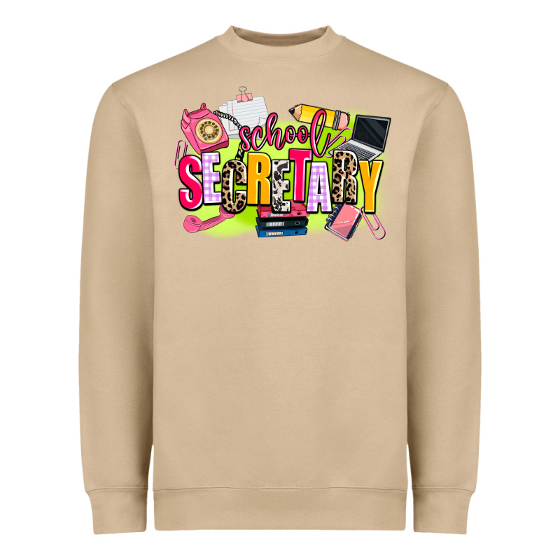 School Secretary Heavyweight Sweatshirt by AdoDesignShop | Teevron