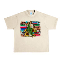 Sandshell san judas leopard cowhide sunflower background Urban Heavy Tee - JahusDesignShop