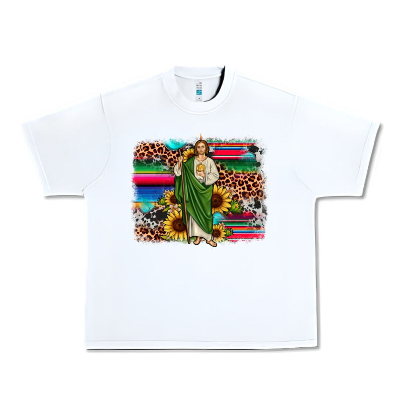 San Judas Leopard Cowhide Sunflower Background Urban Heavy Tee by JahusDesignShop | Teevron