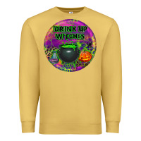 Antique Gold halloween round earrings Premium Sweatshirt - BundleAndBundleShop