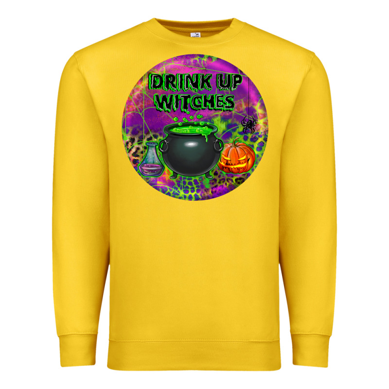 Halloween Round Earrings Premium Sweatshirt by BundleAndBundleShop | Teevron