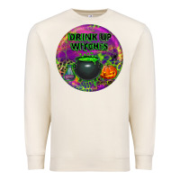 Sandshell halloween round earrings Premium Sweatshirt - BundleAndBundleShop