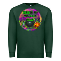 Sports Green halloween round earrings Premium Sweatshirt - BundleAndBundleShop