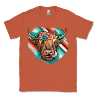 Copper highland cow serape Classic Tee - JahusDesignShop
