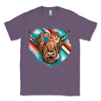 Lavender highland cow serape Classic Tee - JahusDesignShop
