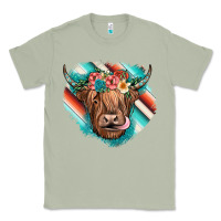 Matcha highland cow serape Classic Tee - JahusDesignShop