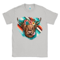 Moon Dust highland cow serape Classic Tee - JahusDesignShop