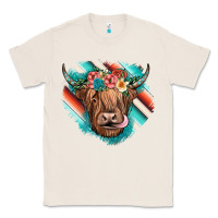 Natural highland cow serape Classic Tee - JahusDesignShop