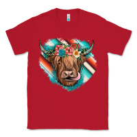 Red highland cow serape Classic Tee - JahusDesignShop