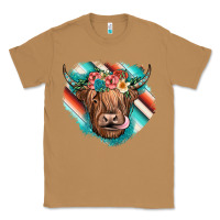 Toasted Coconut highland cow serape Classic Tee - JahusDesignShop
