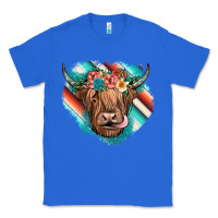 True Royal highland cow serape Classic Tee - JahusDesignShop