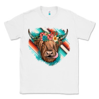 White highland cow serape Classic Tee - JahusDesignShop