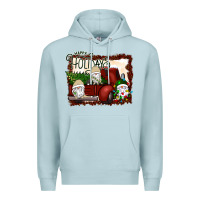 Blue Mist happy holidays gnomes Christmas Truck Premium Hoodie - Bettercallsaul