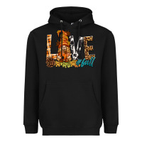 Black Love Fall Gnome Heavyweight Hoodie - BundleAndBundleShop