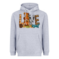 Heather Grey Love Fall Gnome Heavyweight Hoodie - BundleAndBundleShop