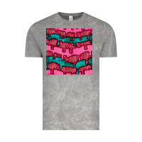 Cloud Rock valentines day leopard and turquoise gemstone seamless pattern Vintage Tee - BundleAndBundleShop