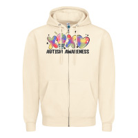 Sandshell autism awareness Zipper Hoodie - MaliasSmallBusiness