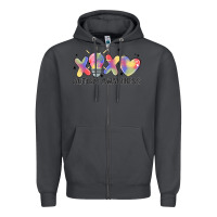 Smoke autism awareness Zipper Hoodie - MaliasSmallBusiness